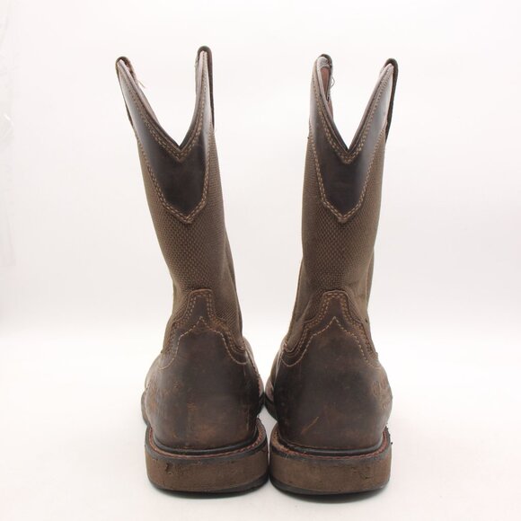 Ariat Groundbreaker Men's Size 11 D Steel Toe Work Boot Brown Leather Waterproof - Picture 5 of 10